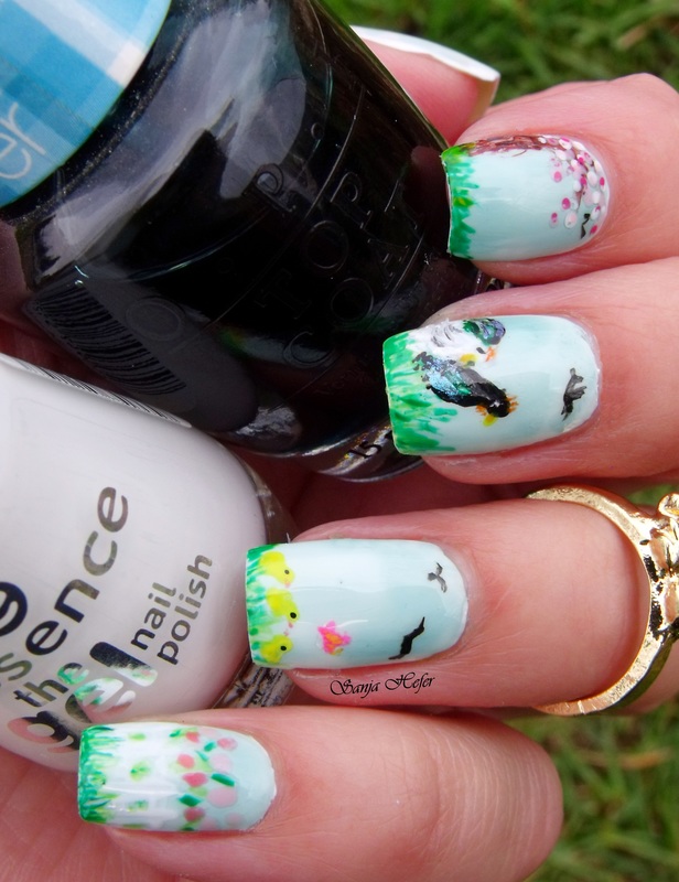 Wintery, easy and grown-up nail art - twindly beauty blog